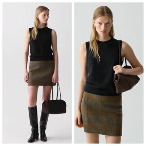 Theory Cashmere Crewneck Sleeveless Sweater Shell